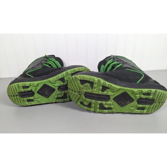 Classic Fit Snowboard Snow Boots Black & Green Millennium Three M3 Size US JR 6 - Picture 4 of 7